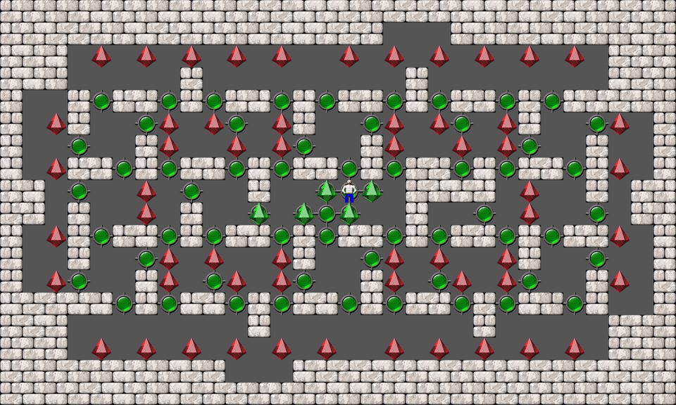 Сокобан Bugs509 collection уровень 203